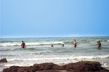 Sea View Resort Morjim Exterior foto